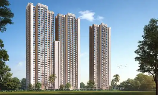 Krishna Trident elevation — 2 BHK flats Kalyan East